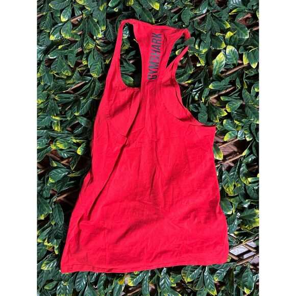 Gymshark Red Muscle Tank Size Small - Picture 5 of 6